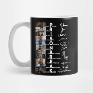 Prison Break Cast  Signature Mug